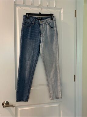 FIRE & RAIN Two-Tone Blue Denim Jeans